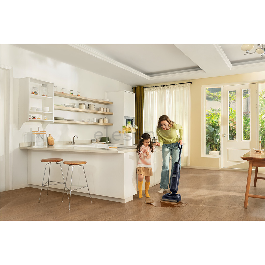 Tineco Floor One S7 Stretch, Wet & Dry, tamsiai mėlynas - Belaidis plaunantis siurblys