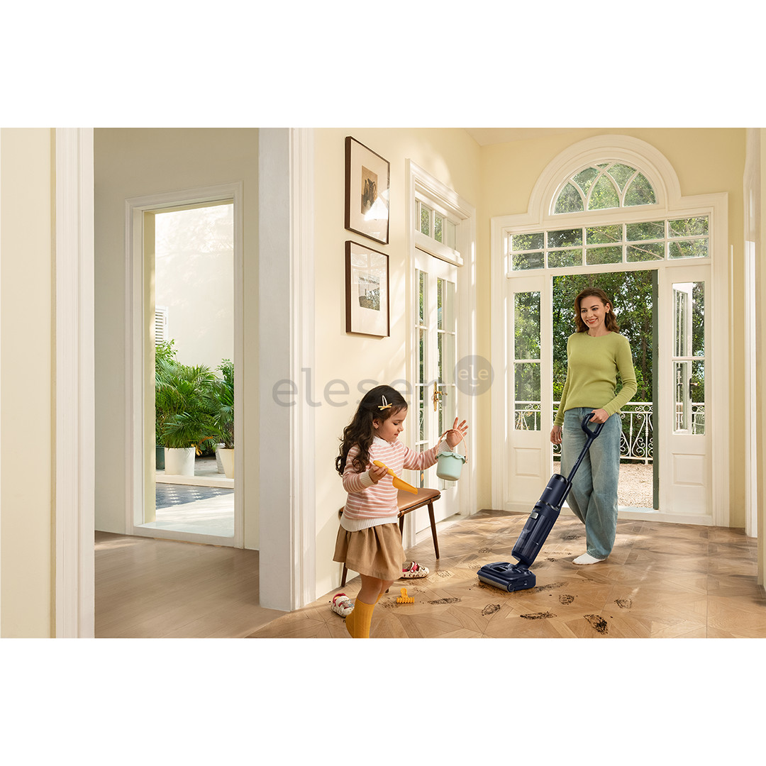 Tineco Floor One S7 Stretch, Wet & Dry, tamsiai mėlynas - Belaidis plaunantis siurblys