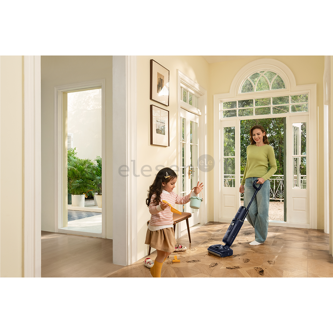 Tineco Floor One S7 Stretch, Wet & Dry, tamsiai mėlynas - Belaidis plaunantis siurblys