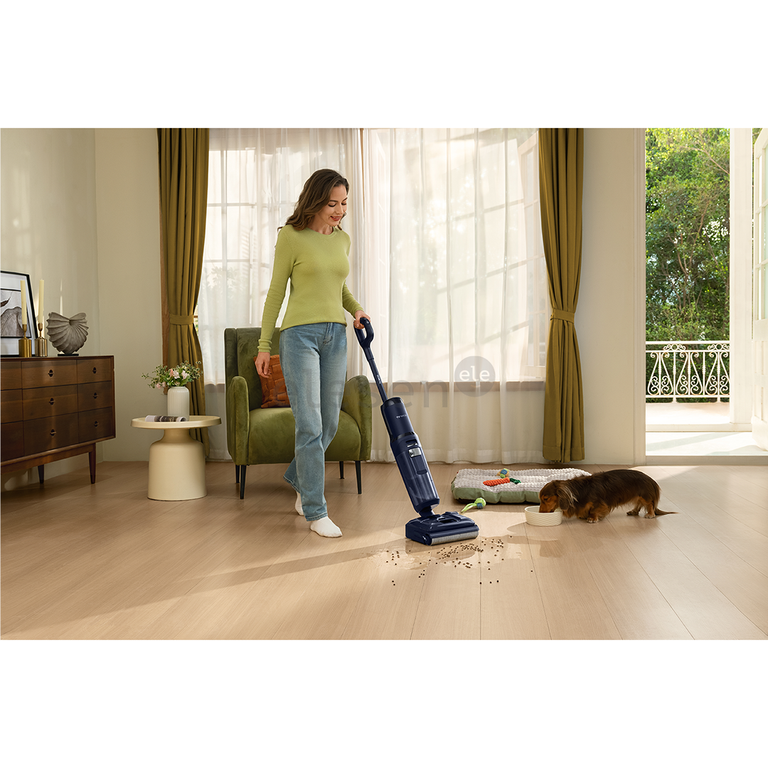 Tineco Floor One S7 Stretch, Wet & Dry, tamsiai mėlynas - Belaidis plaunantis siurblys