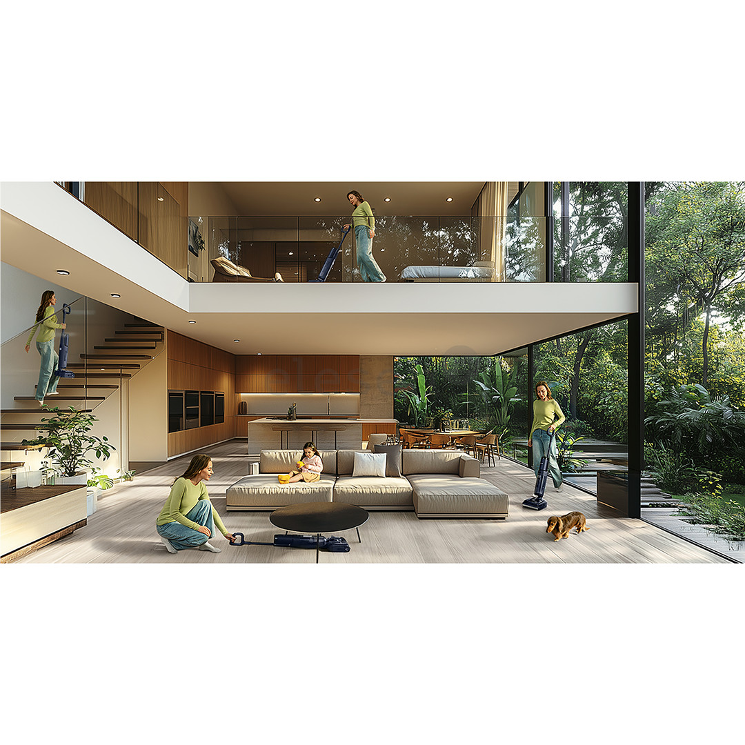 Tineco Floor One S7 Stretch, Wet & Dry, tamsiai mėlynas - Belaidis plaunantis siurblys