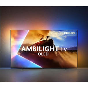 Philips OLED770, 48'', 4K UHD, OLED, pilkas - Televizorius
