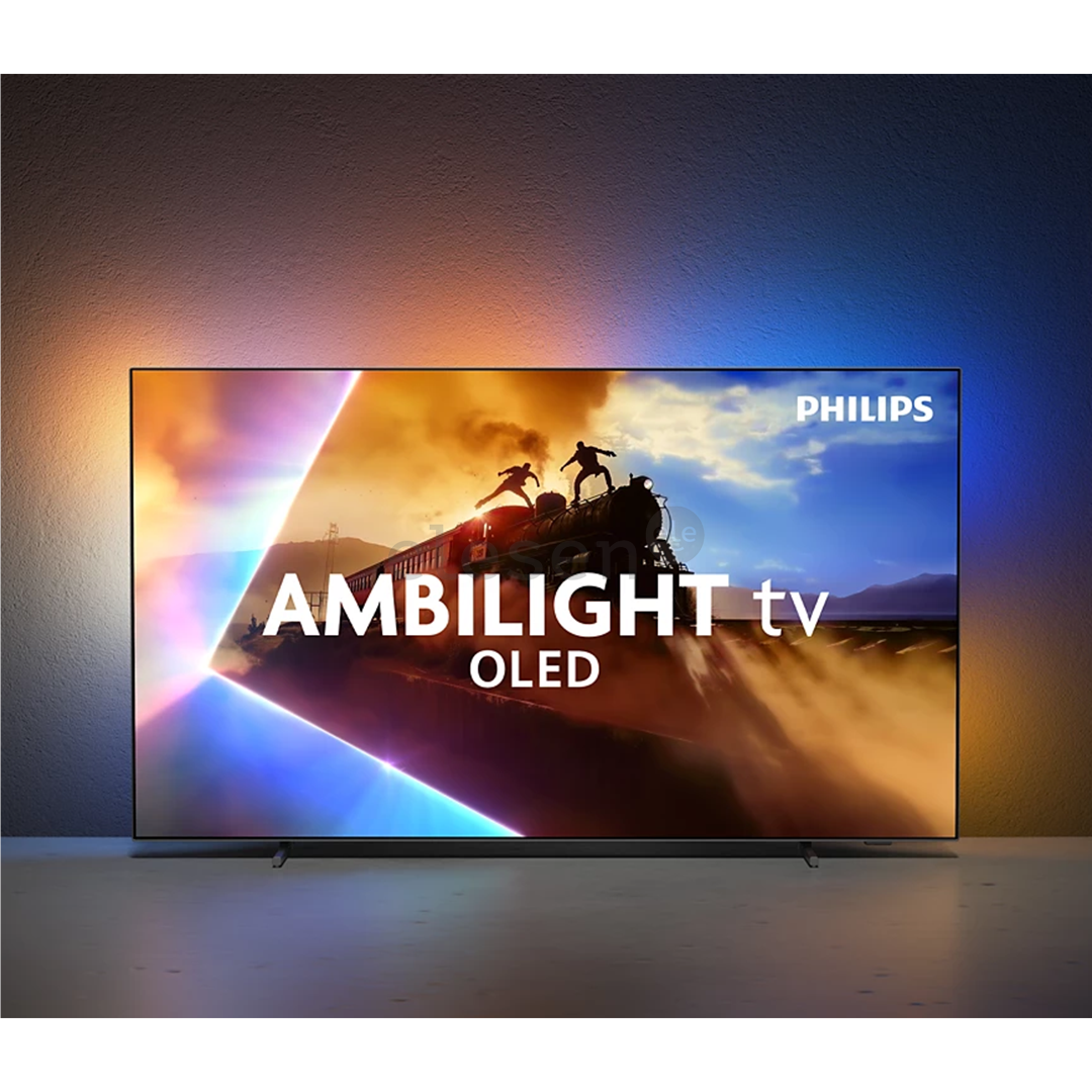 Philips OLED770, 55'', 4K UHD, OLED, pilkas - Televizorius