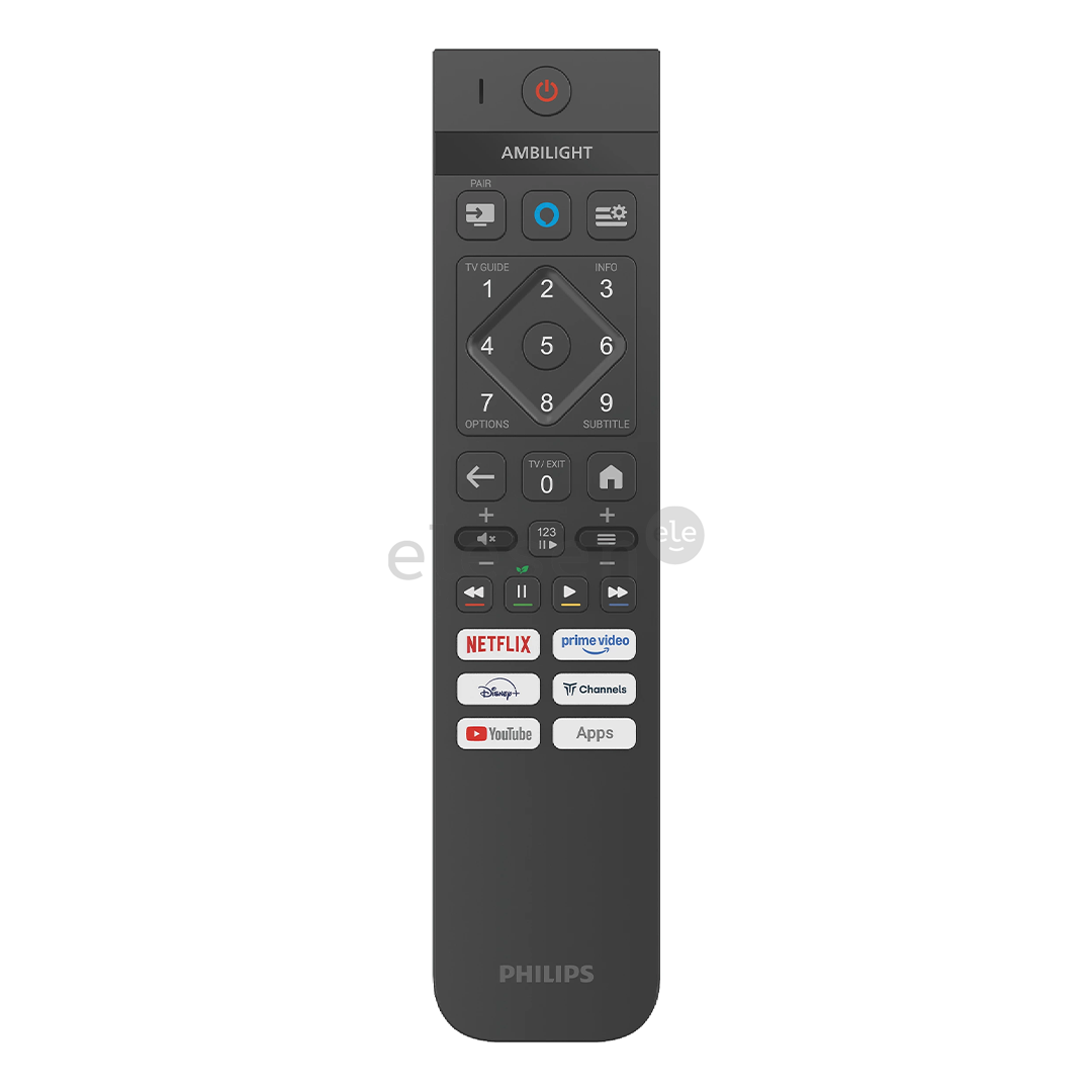 Philips OLED770, 65'', 4K UHD, OLED, pilkas - Televizorius