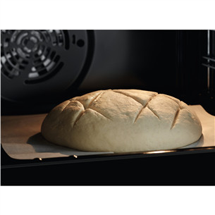 Electrolux Steambake, 58 л, ширина 60 см, нерж. сталь - Газовая плита с электрической духовкой