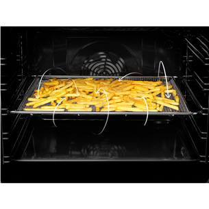 Electrolux Steambake, 58 L, plotis 60 cm, nerūdijančio plieno - Dujinė viryklė su elektrine orkaite