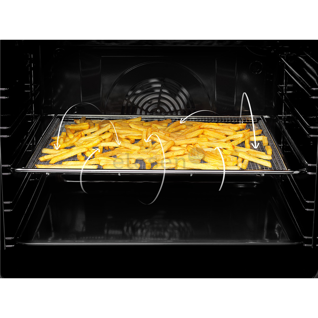Electrolux Steambake, 58 L, plotis 60 cm, nerūdijančio plieno - Dujinė viryklė su elektrine orkaite