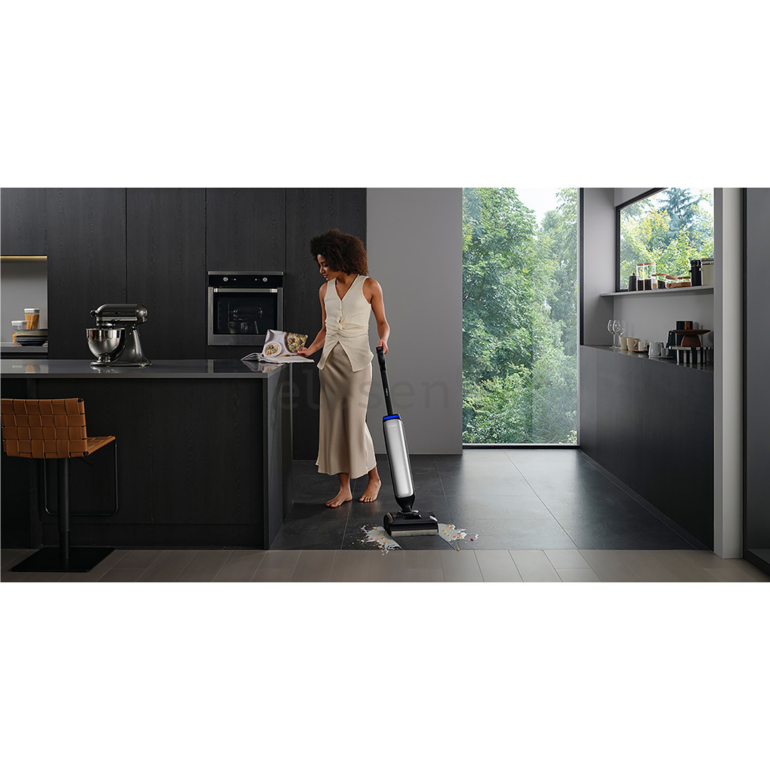 Tineco Floor One S9 Artist Premium, Wet & Dry, sidabro spalvos/juodas - Plaunantis dulkių siurblys