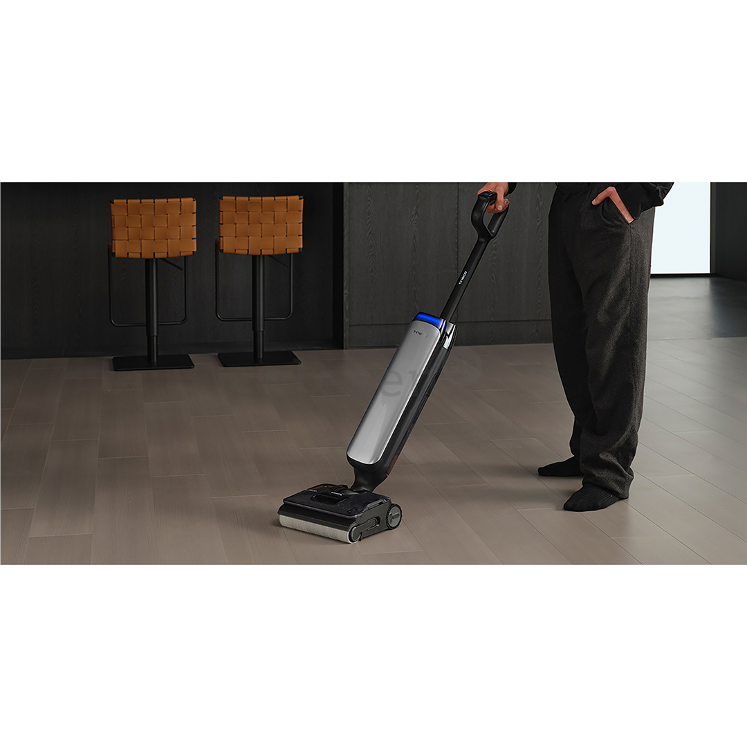 Tineco Floor One S9 Artist Premium, Wet & Dry, sidabro spalvos/juodas - Plaunantis dulkių siurblys