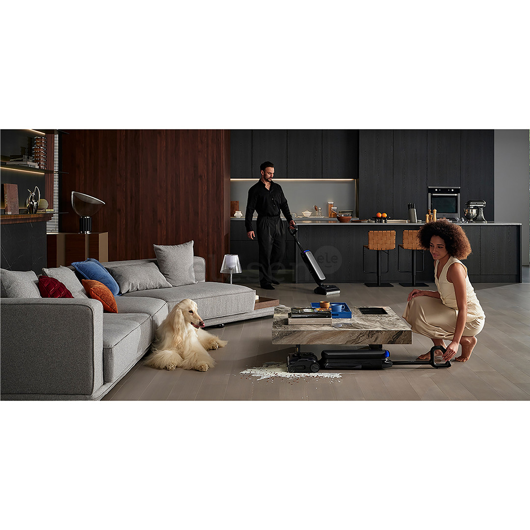 Tineco Floor One S9 Artist Premium, Wet & Dry, sidabro spalvos/juodas - Plaunantis dulkių siurblys