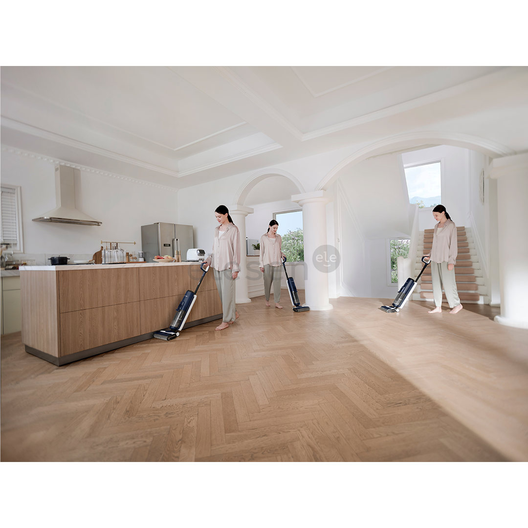 Tineco Floor One S6 Flashdry Pet, mėlynas - Belaidis plaunantis siurblys