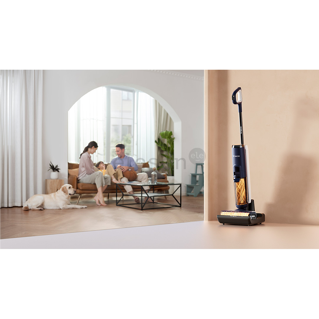 Tineco Floor One S6 Flashdry Pet, mėlynas - Belaidis plaunantis siurblys