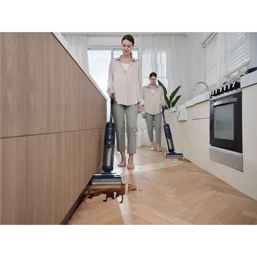 Tineco Floor One S6 Flashdry Pet, mėlynas - Belaidis plaunantis siurblys