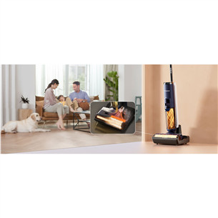 Tineco Floor One S6 Flashdry Pet, mėlynas - Belaidis plaunantis siurblys