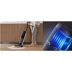 Tineco Floor One S6 Flashdry Pet, mėlynas - Belaidis plaunantis siurblys