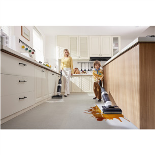 Tineco Switch S6 Stretch Plus, baltas/juodas - Belaidis plaunantis siurblys