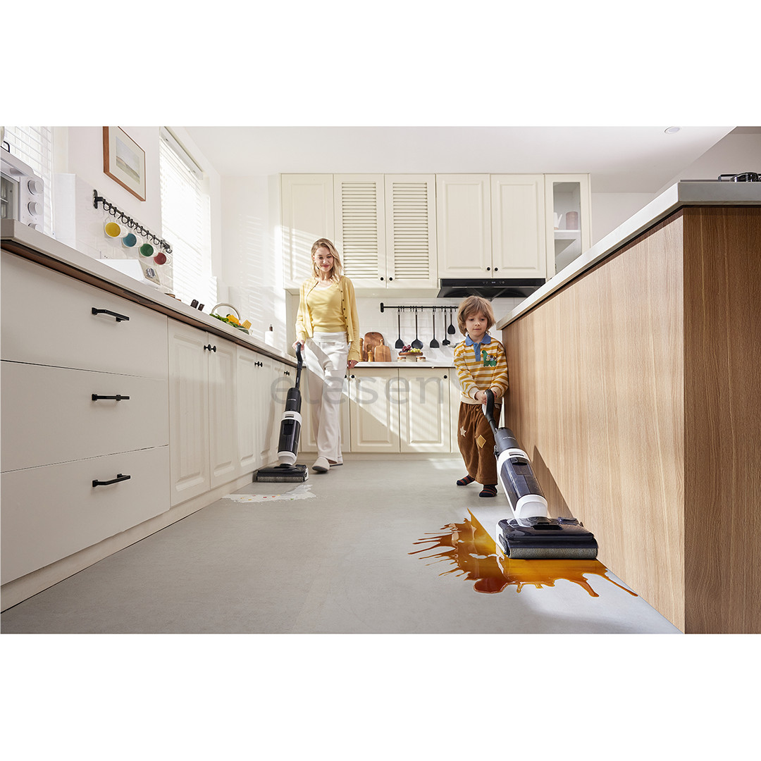 Tineco Switch S6 Stretch Plus, baltas/juodas - Belaidis plaunantis siurblys