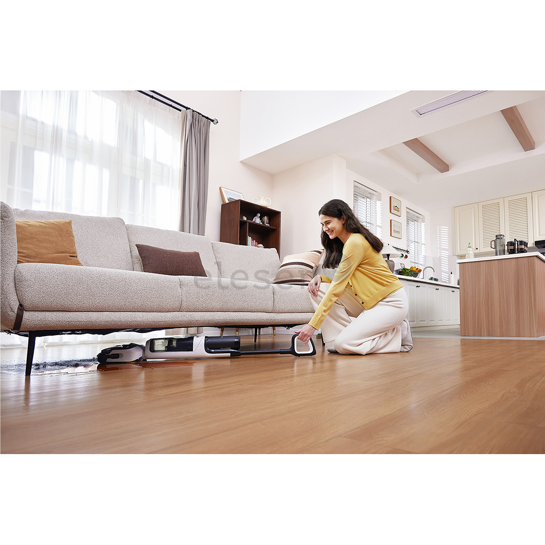 Tineco Switch S6 Stretch Plus, baltas/juodas - Belaidis plaunantis siurblys