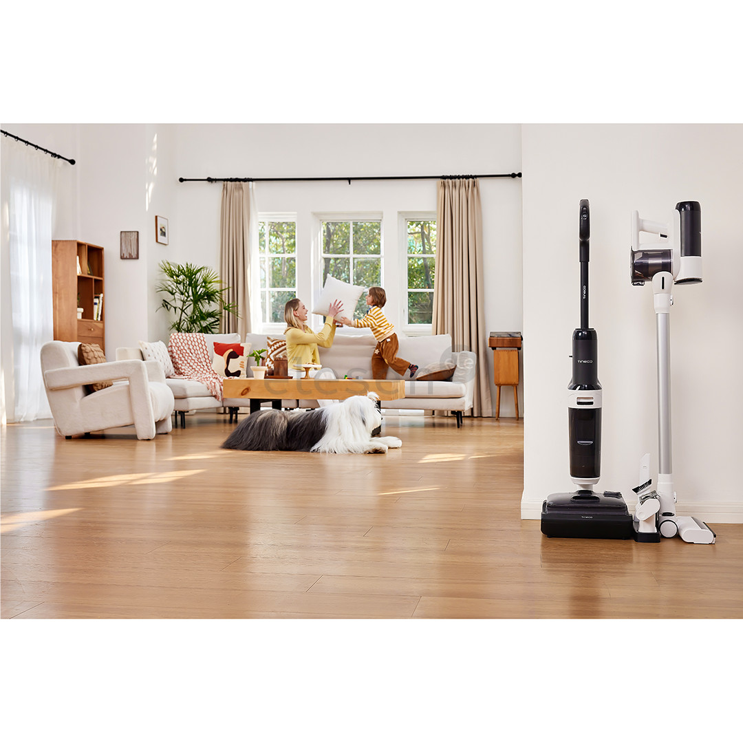 Tineco Switch S6 Stretch Plus, baltas/juodas - Belaidis plaunantis siurblys