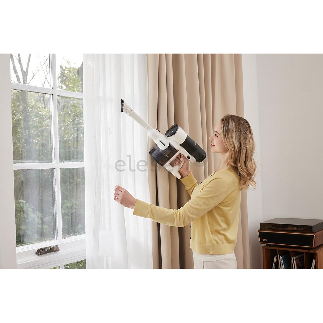 Tineco Switch S6 Stretch Plus, baltas/juodas - Belaidis plaunantis siurblys