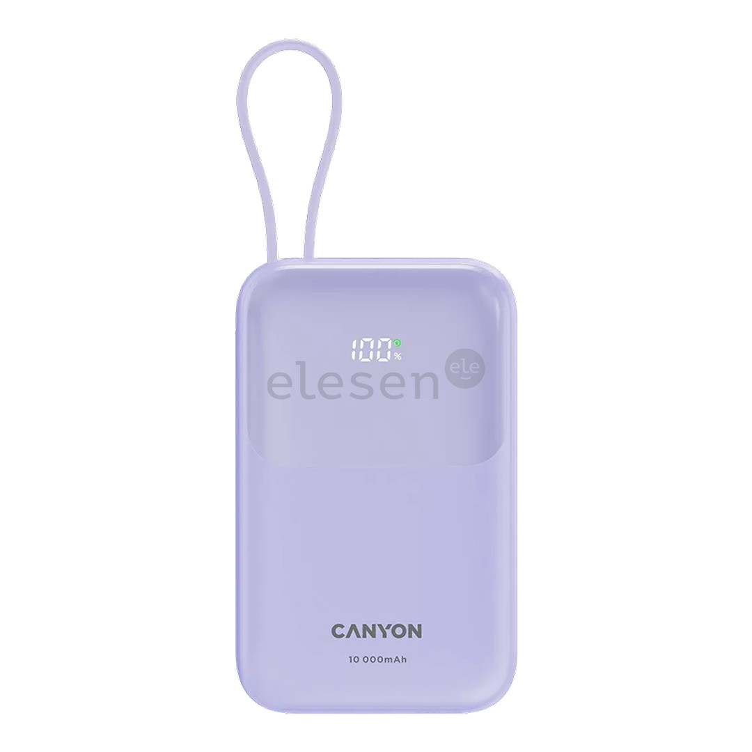 Canyon OnPower 101, 10 000 mAh, purple - Power bank