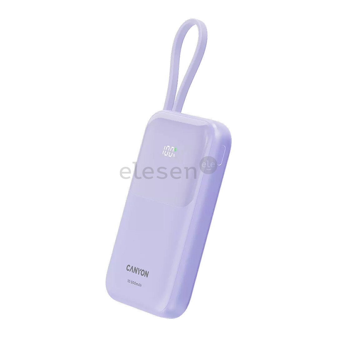Canyon OnPower 101, 10 000 mAh, purple - Power bank