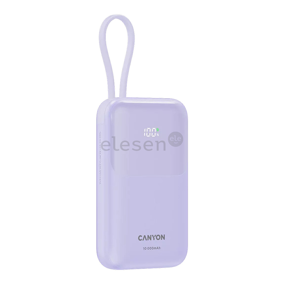 Canyon OnPower 101, 10 000 mAh, purple - Power bank