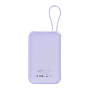 Canyon OnPower 101, 10 000 mAh, violetinė - Išorinė baterija