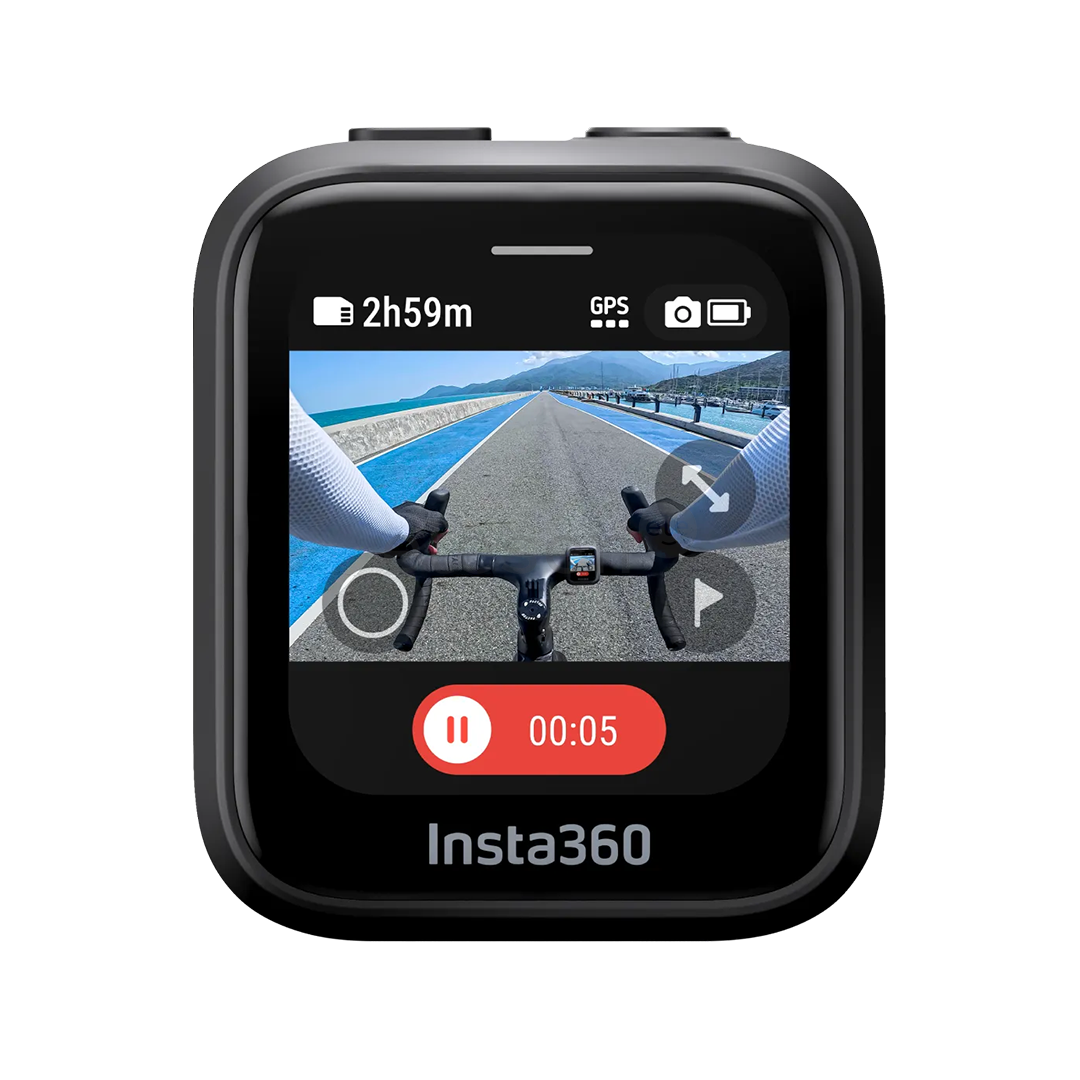 Insta360 GPS Preview Remote, juodas - Kameros nuotolinio valdymo įrenginys