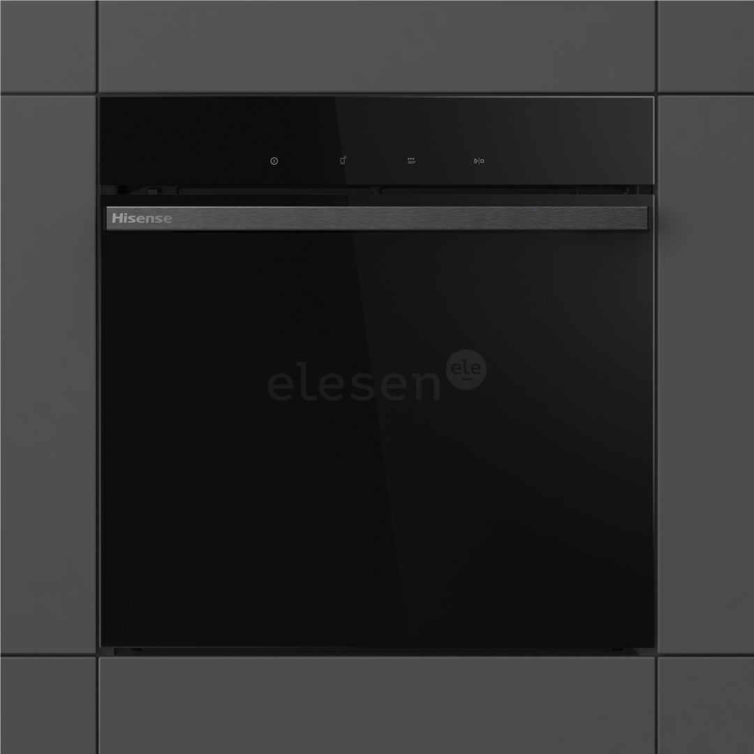 Hisense, 77 L, pirolizinio valymo, juoda - Įmontuojama orkaitė
