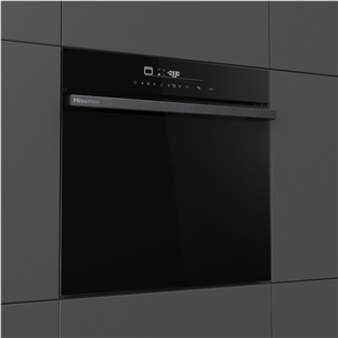 Hisense, 77 L, pirolizinio valymo, juoda - Įmontuojama orkaitė
