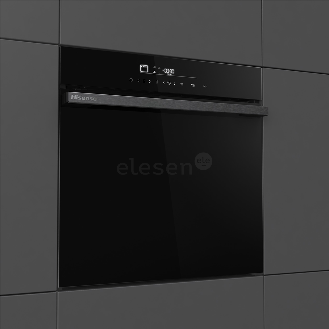Hisense, 77 L, pirolizinio valymo, juoda - Įmontuojama orkaitė