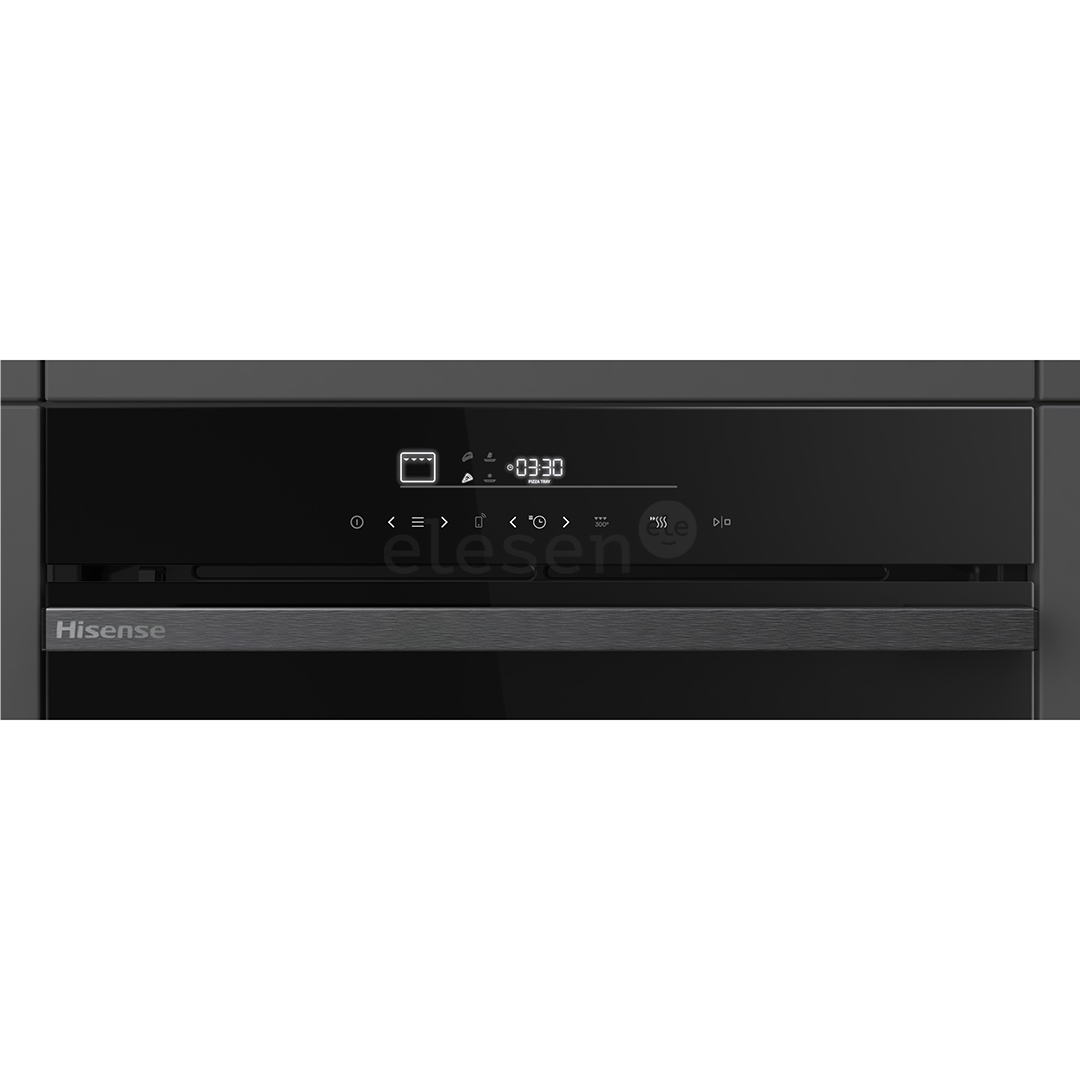 Hisense, 77 L, pirolizinio valymo, juoda - Įmontuojama orkaitė