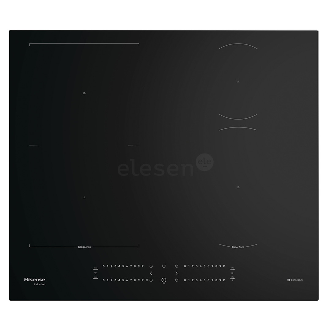 Hisense, plotis 59.5 cm, berėmė, juoda - Įmontuojama indukcinė kaitlentė