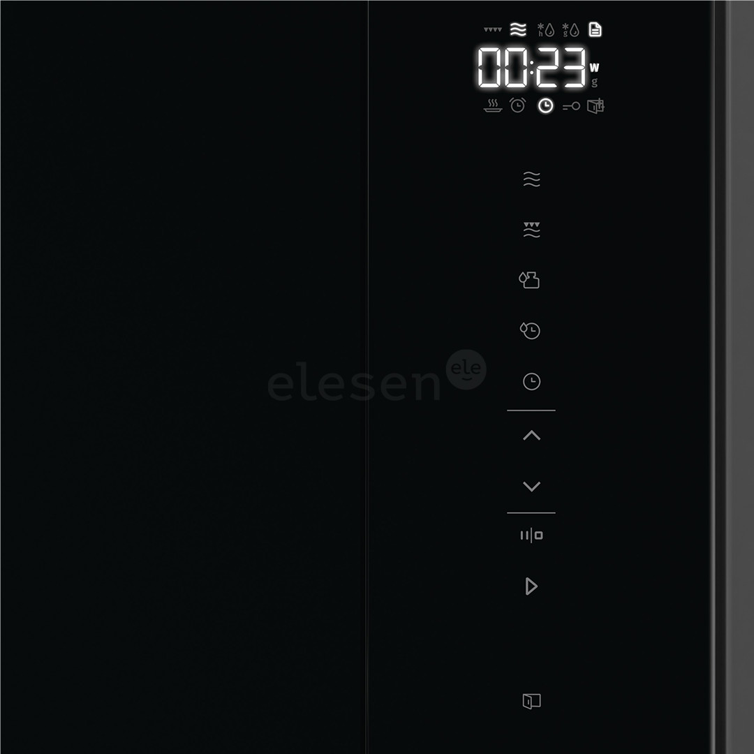 Hisense, 25 L, 1450 W, juoda - Įmontuojama mikrobangų krosnelė su griliu