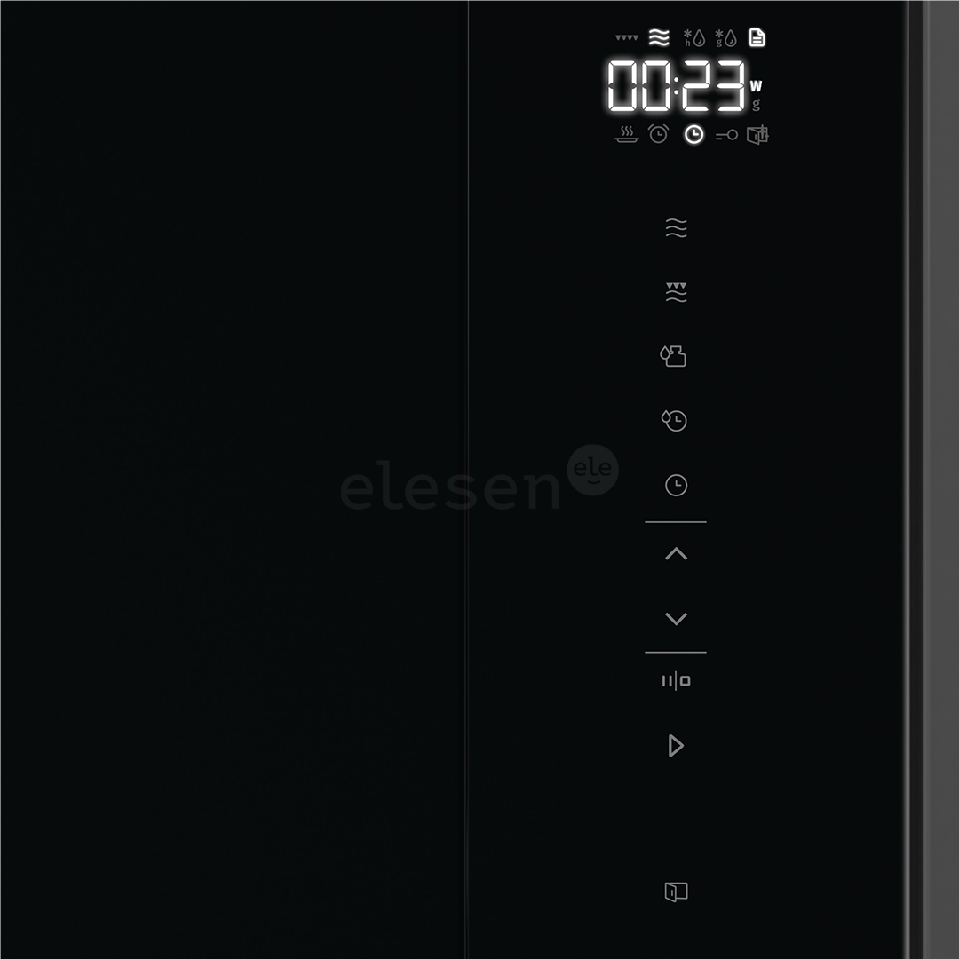 Hisense, 25 L, 1450 W, black - Built-in microwave oven with grill