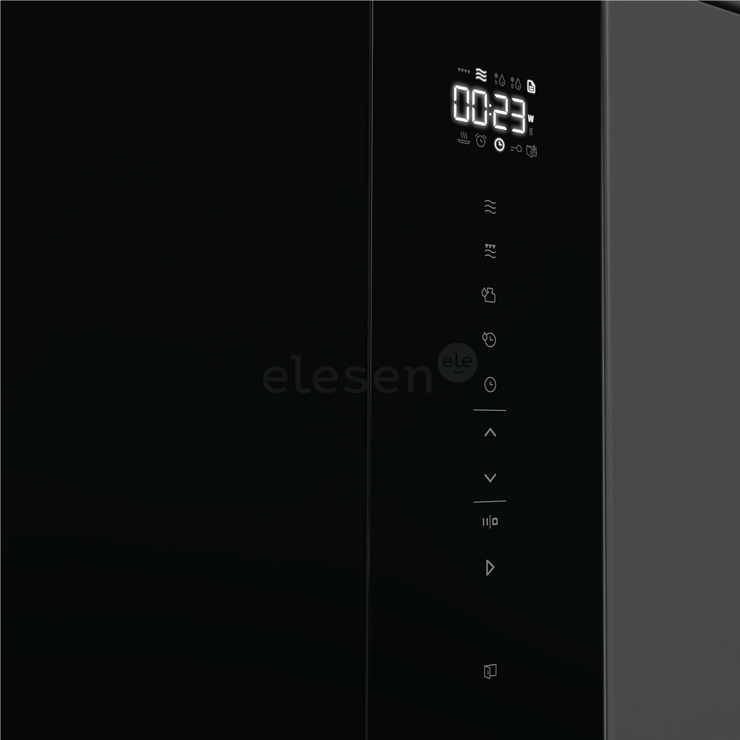 Hisense, 25 L, 1450 W, black - Built-in microwave oven with grill