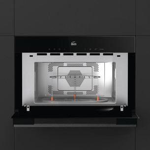 Hisense, 34 L, 1450 W, juoda - Įmontuojama mikrobangų krosnelė su griliu