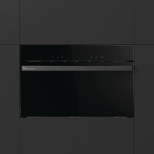 Hisense, 34 L, 1450 W, juoda - Įmontuojama mikrobangų krosnelė su griliu