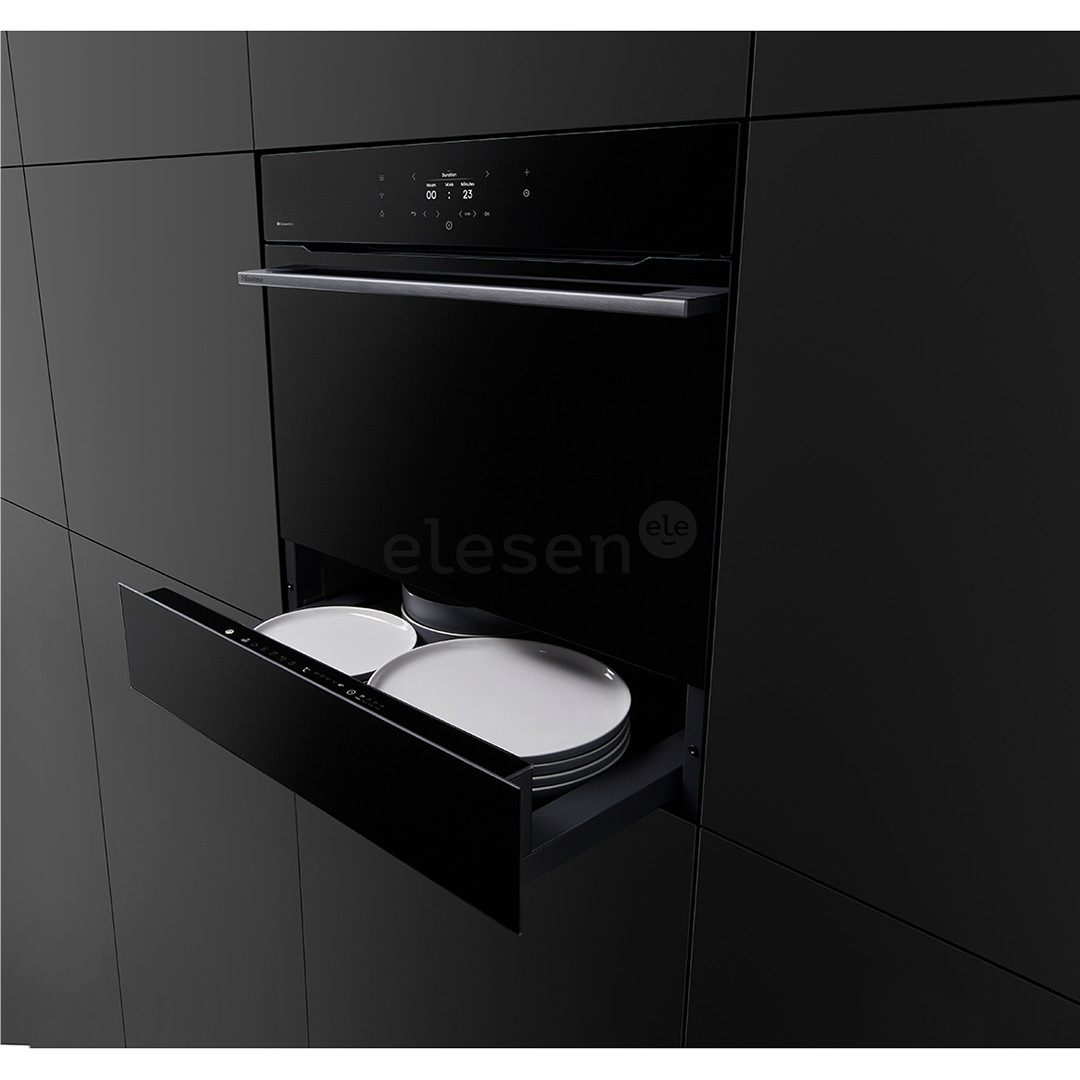 Hisense, black - Built-in warming drawer