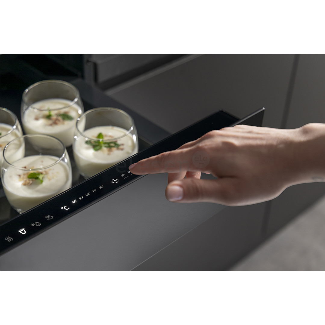 Hisense, black - Built-in warming drawer