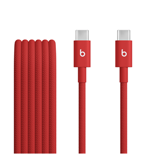 Beats USB-C Woven Cable, 1,5 m, raudonas - Laidas MDGF4ZM/A