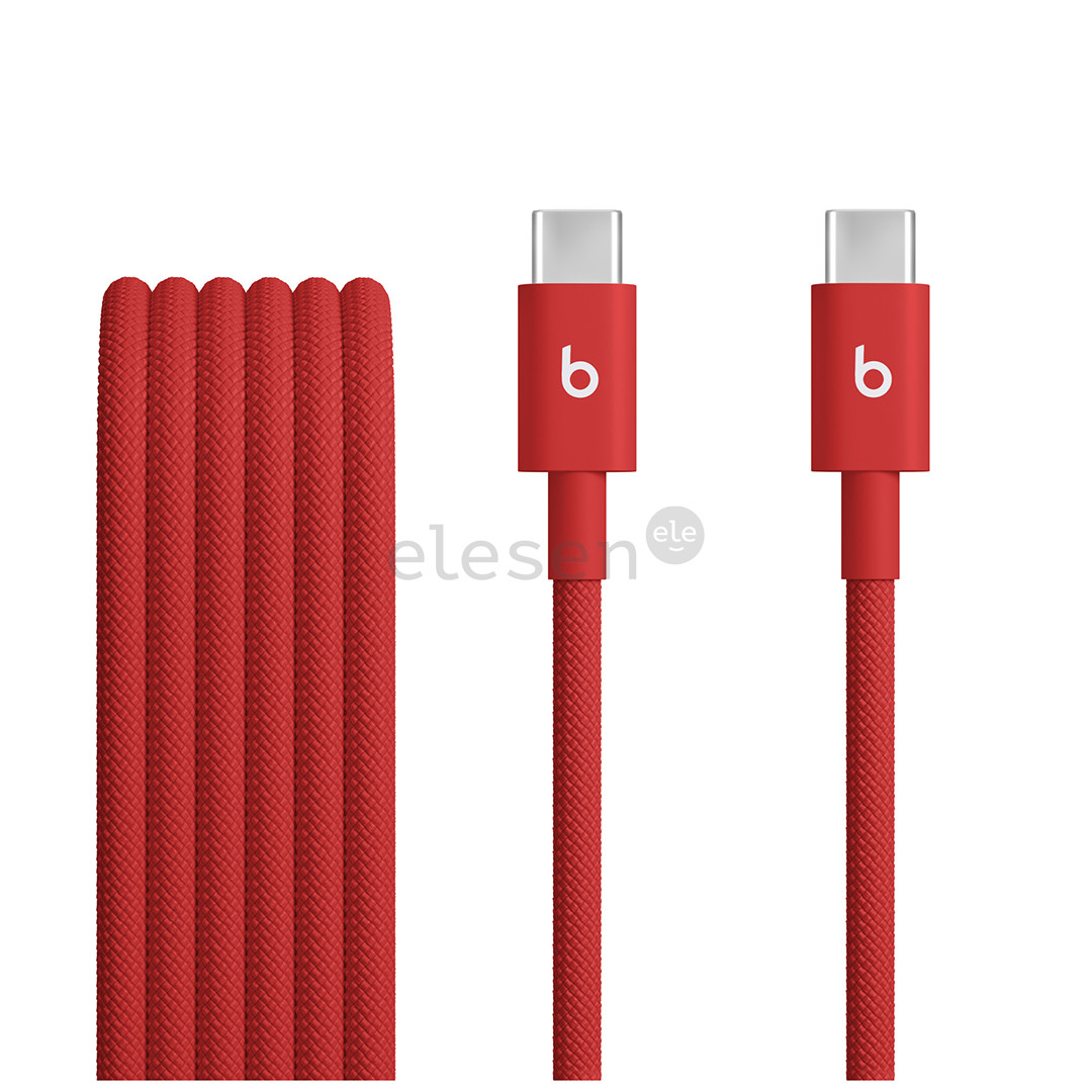 Beats USB-C Woven Cable, 1,5 m, raudonas - Laidas