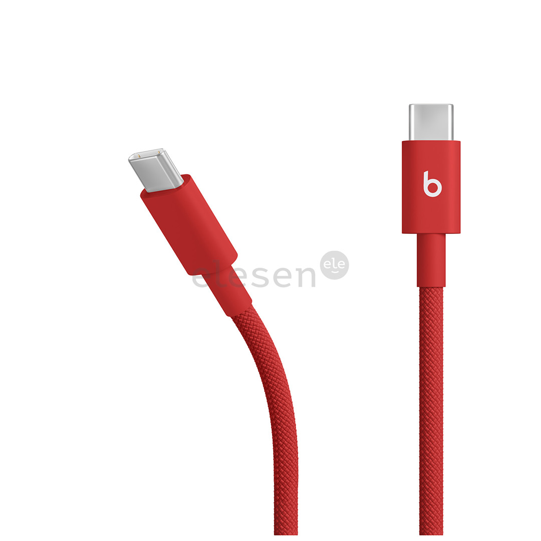 Beats USB-C Woven Cable, 1,5 m, raudonas - Laidas