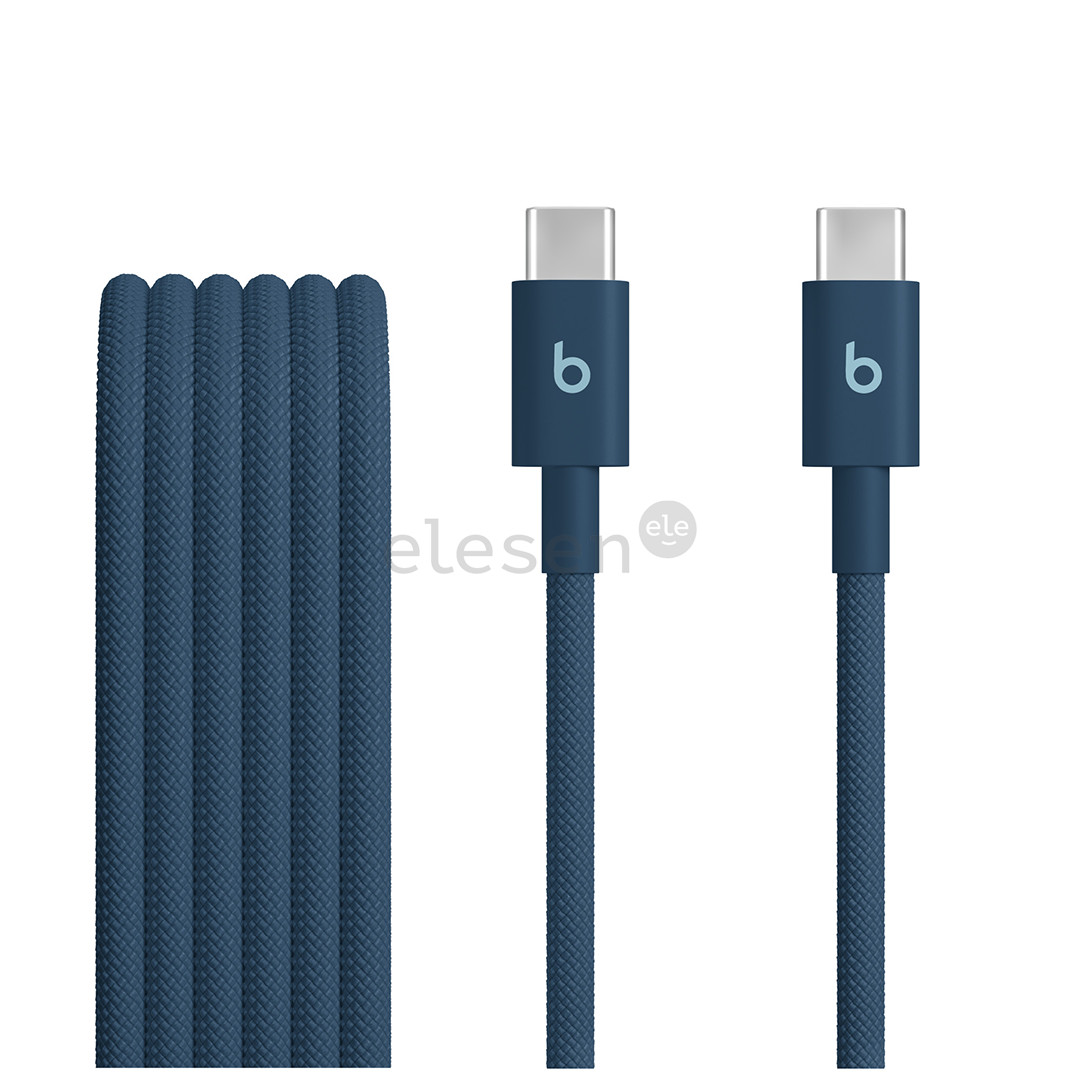 Beats USB-C Woven Cable, 1,5 m, tamsiai mėlynas - Laidas