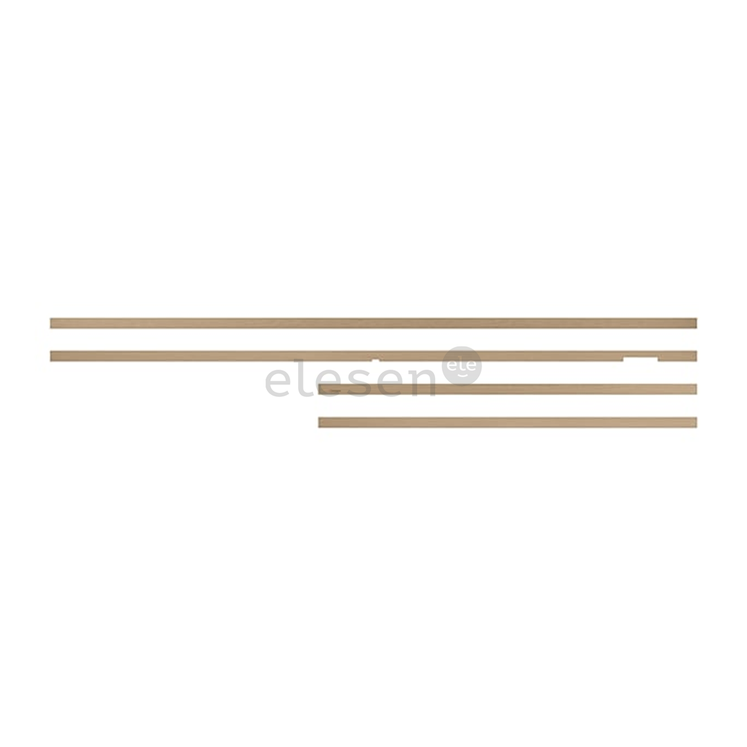 Samsung The Frame, 65'', teak - Customizable TV frame