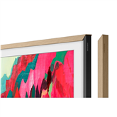 Samsung The Frame, 85'', teak - Customizable TV frame