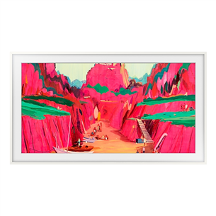 Samsung The Frame, 75'', white - Customizable TV frame