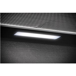 Hisense, 450 m³/h, width 60 cm, black - Built-in cooker hood