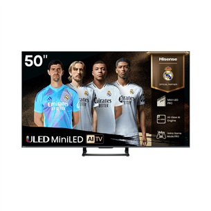 Hisense U7Q, 50'', 4K UHD, Mini LED, juodas - Televizorius 50U7Q